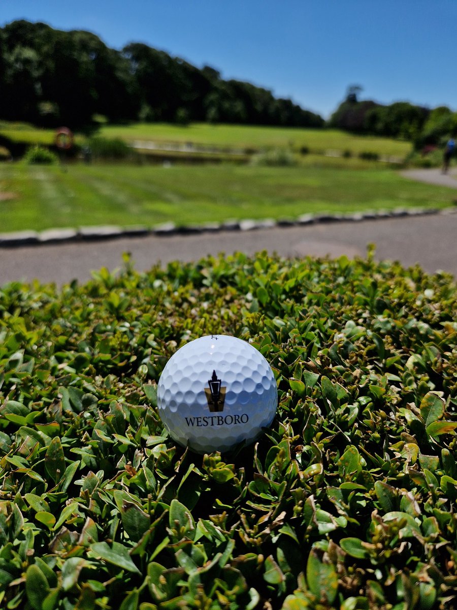 Getting ready to tee of @FotaIsland for today's golf outing. What a day for it.