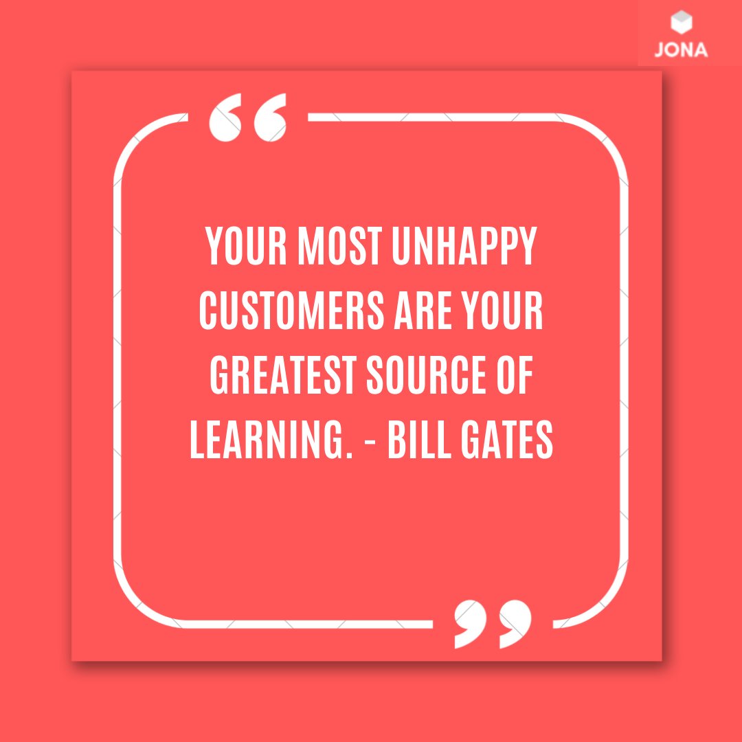 GetJona's tweet photo. #quotes #customerexperience #customerfeedback https://t.co/aniHhYU8c7
