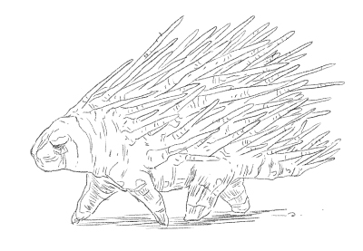 zedecksiew's tweet photo. I'm just now done with the stalagmite-folk bits for #ROTRG and wanted to jot down some process thoughts I had before I forgot.

Guess I really like splicing different random-table generators together?

Here, have a rockcupine. (Art by Mun Kao.) https://t.co/KNFAMCIOPY