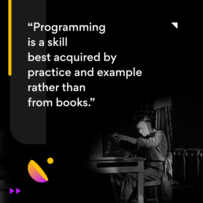 turingcom's tweet photo. Happy Birthday, #AlanTuring! ๐
Today we celebrate the Father of Modern Computing and inspiration to software developers everywhere! ๐
SWIPE >> to see some of his best quotes ๐ฌ
#PrideMonth #PrideAtTuring
