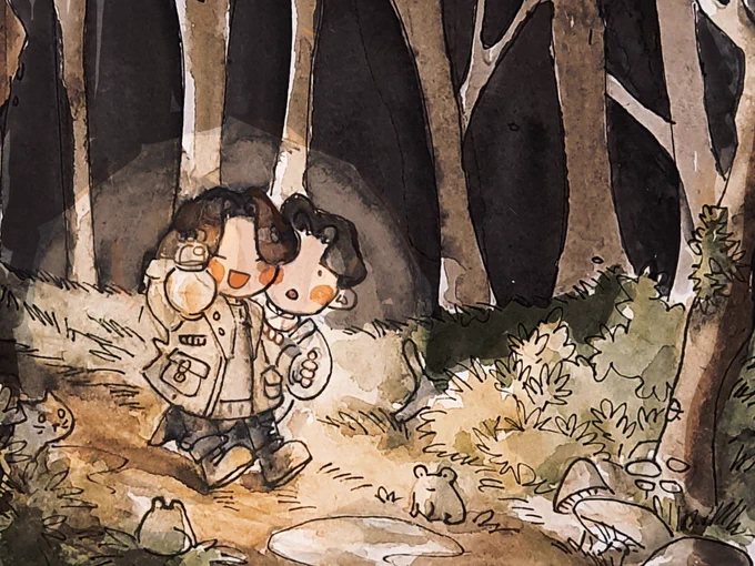 jungkook and hoseok making their way back home..... 