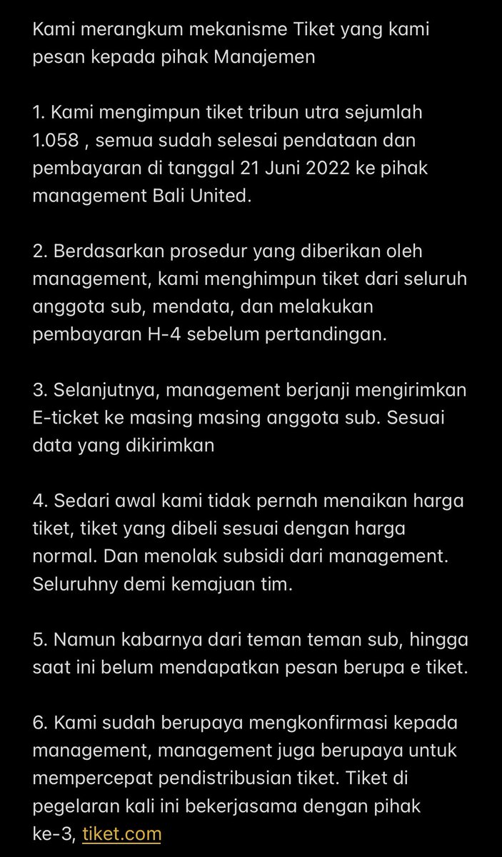 Northsideboys12's tweet photo. FYI untuk kalian Bali United Fans yang belum mendapatkan email terkait e-tiket. https://t.co/AIkRCFUi7u
