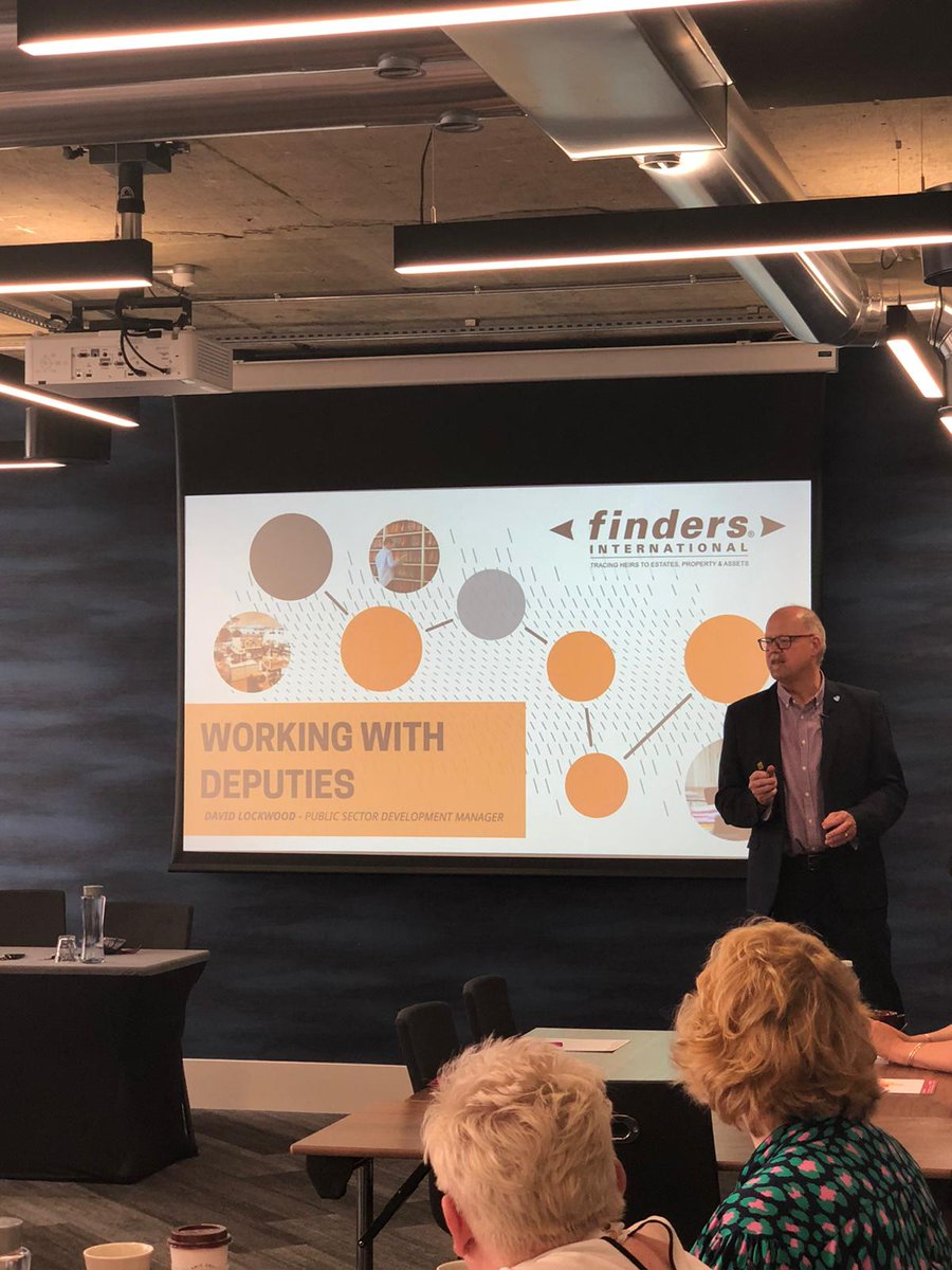 findersprobate's tweet photo. Another great talk from Dave, discussing how #FindersInternational work with Deputies. #DepDevDay #DepDevDay22 #Deputyship https://t.co/JxMgzhIAdG