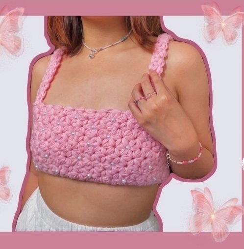 shinsukees's tweet photo. Hi! It's Cat the Crocheter 🫶

[rt to get a chance to get ur own top!]

I'm opening up commissions again for these tops! The Butterfly Top 🦋 and the Windflower Top 🌸 by kim.krochets 💖

Sizes are customizable! I can do varying sizes from babies to plus-size!

more details 🔽 https://t.co/AG6SzkK76u