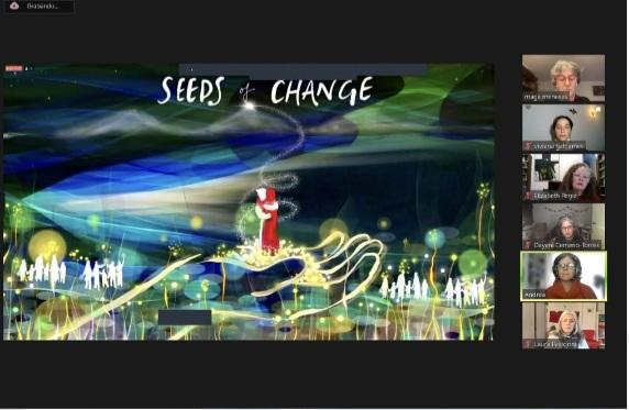 Semillas de cambio...¡Vamos! <a href="/presencing_inst/">Presencing Institute</a> #globalforum <a href="/teoria_u/">Teoría U en Español</a>