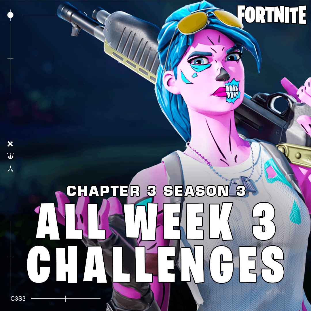 Varawn's tweet photo. All Week 3 Challenges and how to complete them --> https://t.co/40xGwC7g6D

#Fortnite #FortniteVibin #ForniteSeason3 #Week3Challenges #Season3Challenges https://t.co/SdCfS3SNH8
