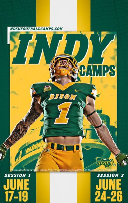 Carver Cram (@cramcarver) on Twitter photo Excited to be competing at the <a href="/NDSUfootball/">NDSU Football</a> camp this weekend!! Thank you <a href="/NickGoeser/">Nick Goeser</a> for having me! Excited to be competing at the <a href="/NDSUfootball/">NDSU Football</a> camp this weekend!! Thank you <a href="/NickGoeser/">Nick Goeser</a> for having me!