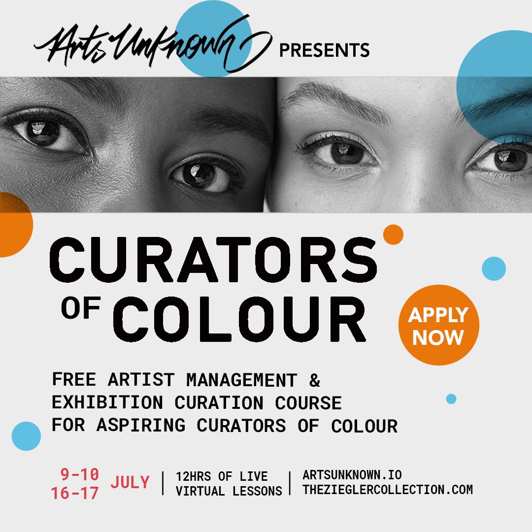 From South Africa, Nigeria, India to the USA - applications are coming in for our FREE art management and exhibition course taking place this July. You are all welcome to apply, don't miss the opportunity. Apply now: 
thezieglercollection.com/curators-of-co…
Hosted by <a href="/ARTSUNKNOWN1/">ARTS UNKNOWN</a>