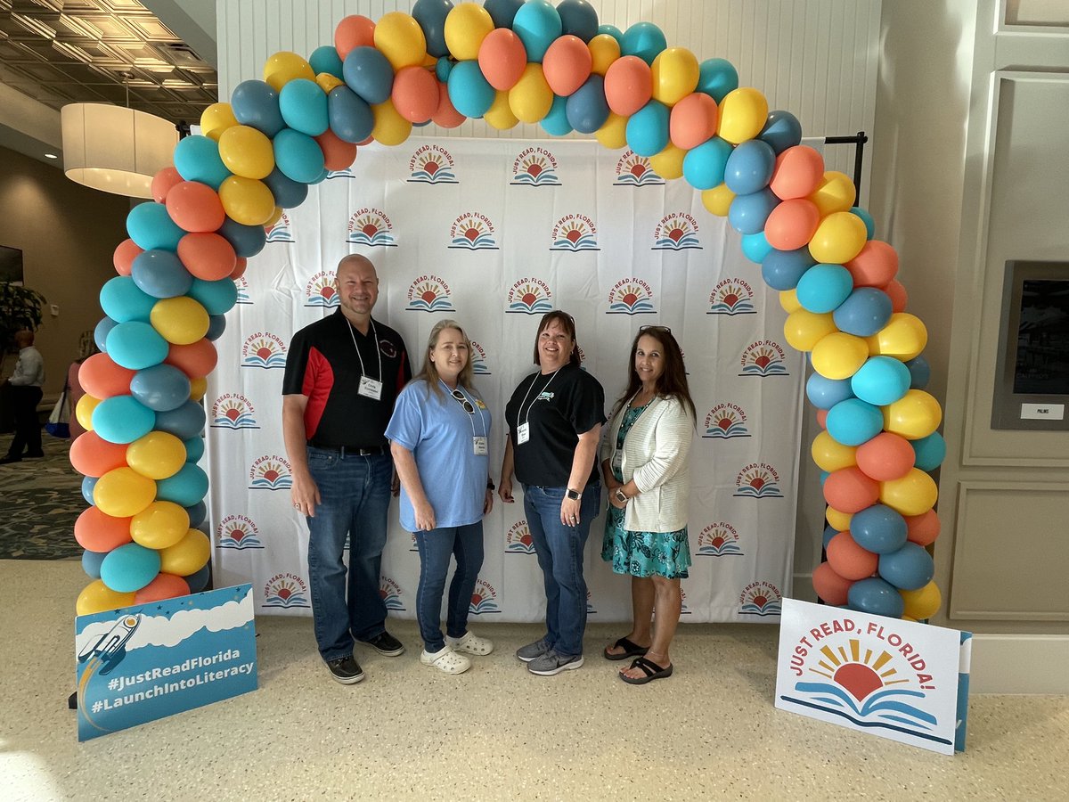 Hamilton County being represented at Just Read, Florida #justreadflorida #literacy #JRFSLI2022 #launchintoliteracy #SLI2022 @educationflorida