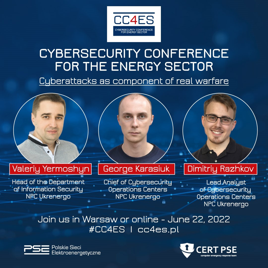 NPCUkrenergo's tweet photo. 🛡💪 Our specialists were invited to share  experience at one of the largest cybersecurity conferences in the #CC4ES  energy sector organized by the @pse_pl

#Cybersecurity https://t.co/Uxa9v2RXhj