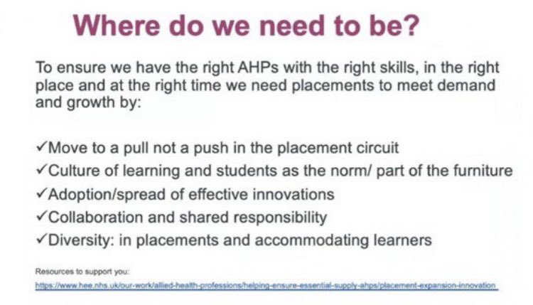 TallyOk's tweet photo. Looking forward, let’s shape our future “All AHPs have something to offer….. what’s yours?”
#practiceplacements #ahpworkforce #ahpstudents #culturechange #sharethelove https://t.co/vxyYsU03zE