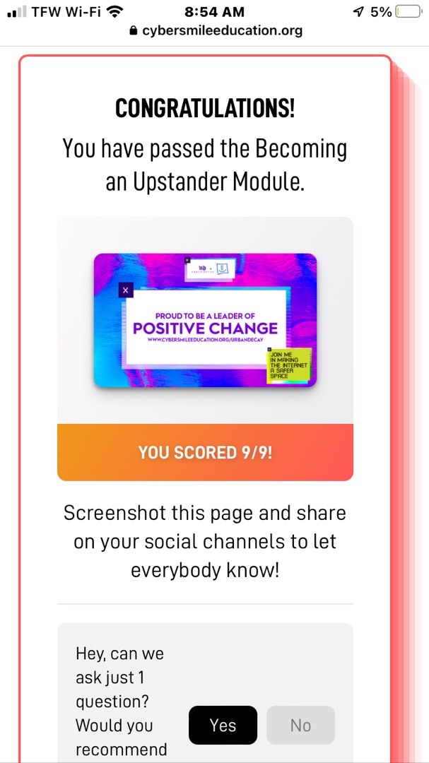KrisDanielle9's tweet photo. #complimentary #WordsHurtIRL #UrbanDecayxCybersmile @Influenster @UrbanDecayCosmetics https://t.co/agH6nZ6Abj
