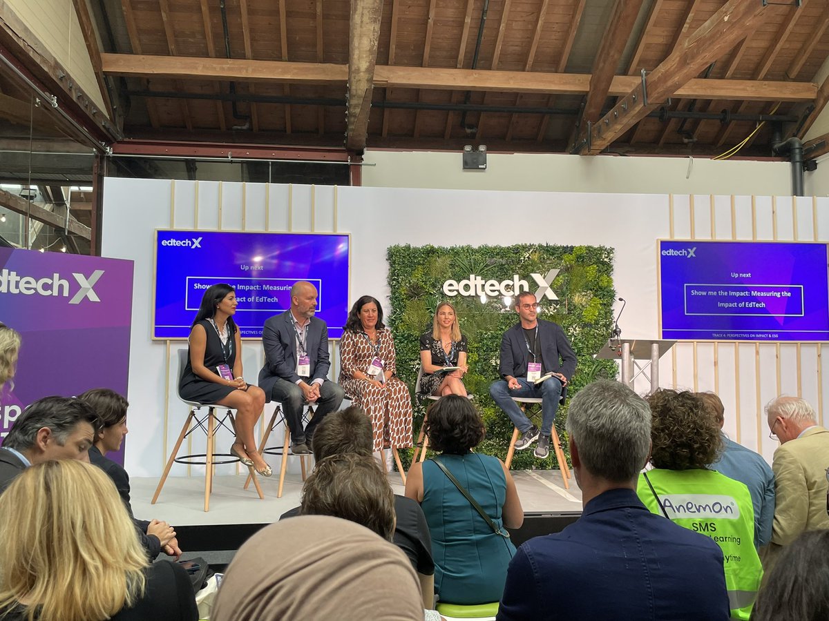 MsClaraGalan's tweet image. Show me the impact: Measuring the impact in #edtech with @AnissaMoeini  @goldstaredu @Educapital_vc @DigitalPromise @WISE_Tweets @Knowldgillusion #EdTechX @EdTechEurope