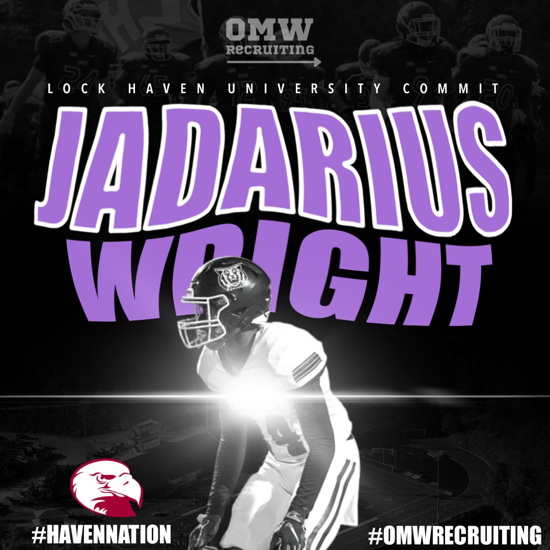omwrecruiting's tweet photo. Congratulations to Jadarius Wright, an #OMWRecruiting DB on his commitment to Lock Haven University! 🏈🔥‼️
•
•
•
#footballcommit #footballtransfer #lockhaven #lhufootball #football #signingday #signed #lockhavenfootball #recruit #football #HELPMEHELPU https://t.co/mjB89esRpH