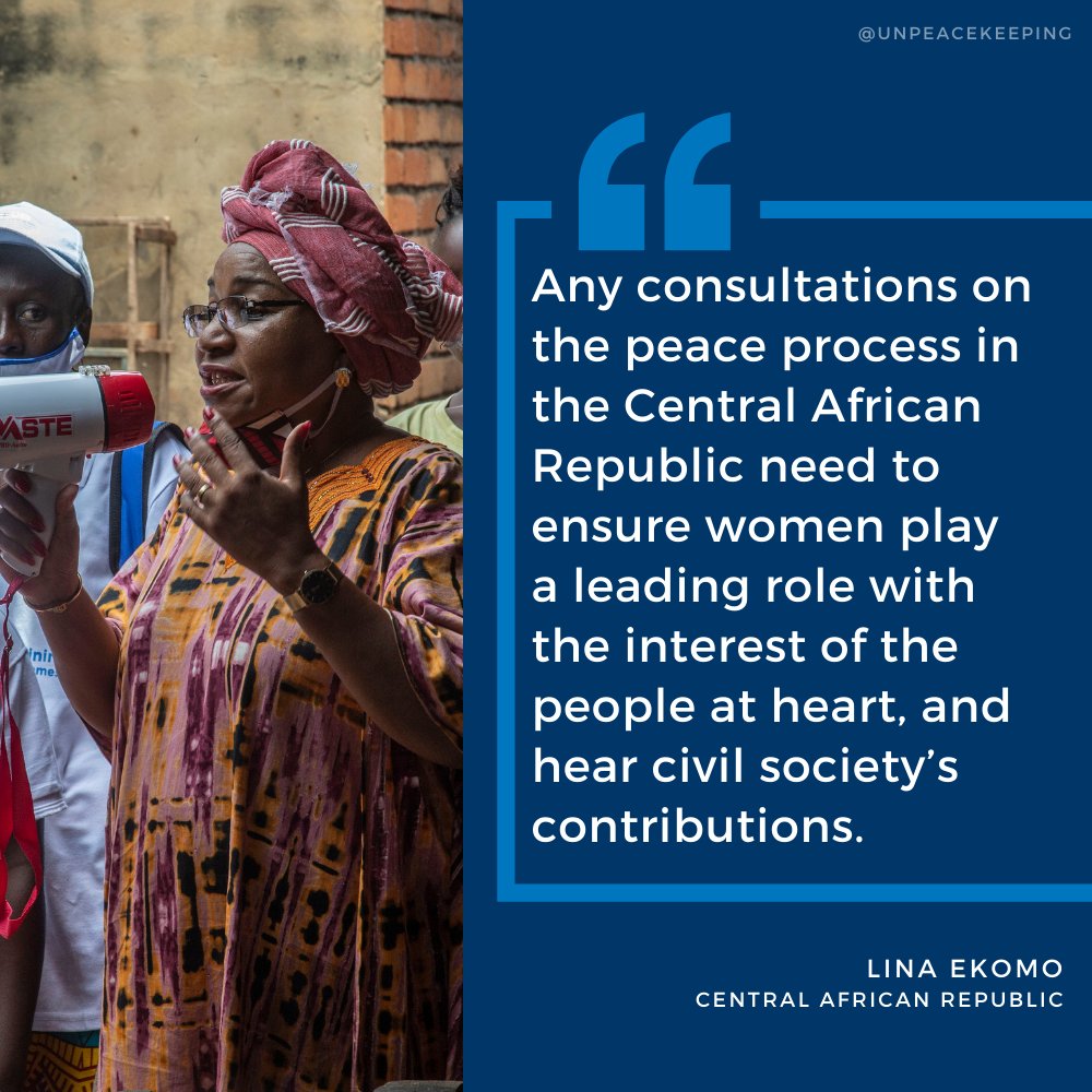 Briefing the <a href="/UN/">United Nations</a> Security Council on behalf of civil society, Lina Ekomo talks of urgency to ensure women are at the ❤️ of the #CAR 🇨🇫 peace process. #WomenPeaceSecurity

👉 ow.ly/2sJU50JFhRO