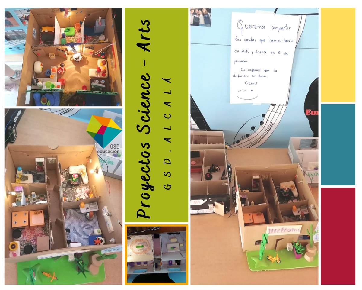 gsdalcala_dir's tweet photo. Jueves 23
Os animamos a pasar por el Hall principal del centro a que veáis las maquetas que han creado los alumnos de 5º de Primaria. #GSDALCALÁ https://t.co/oydPllcAE8