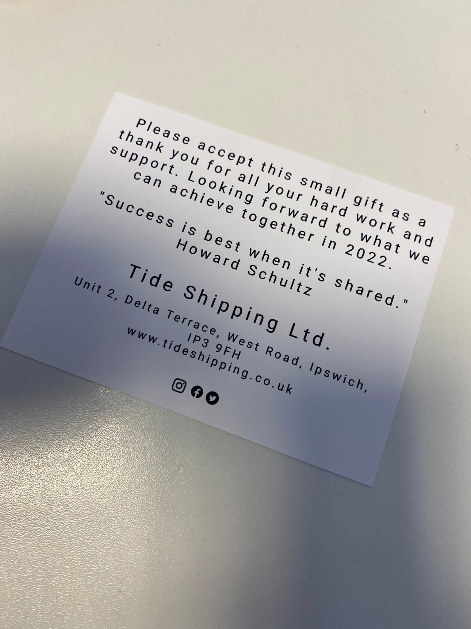 Tide Shipping (TideShipping) / Twitter