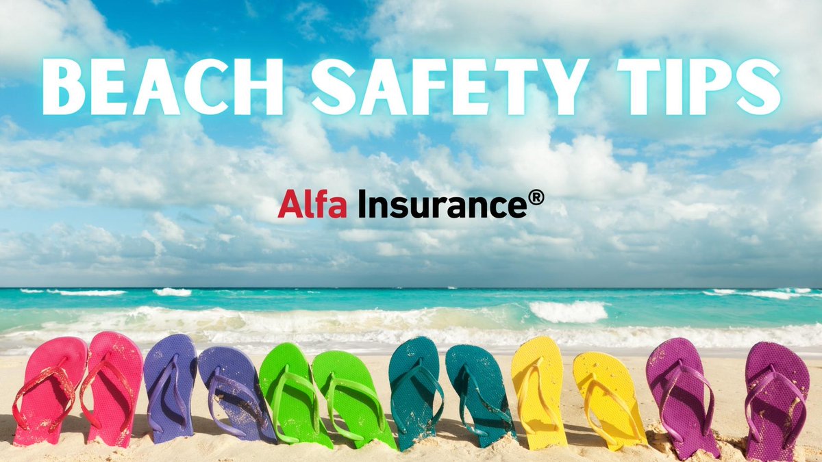 AlfaBritton's tweet photo. Heading to the beach for a vacation this summer? 🏖️ Keep these safety tips top of mind: https://t.co/Ta2qvMNeUH. #BeachSafetyTips https://t.co/j6XZin8FgA