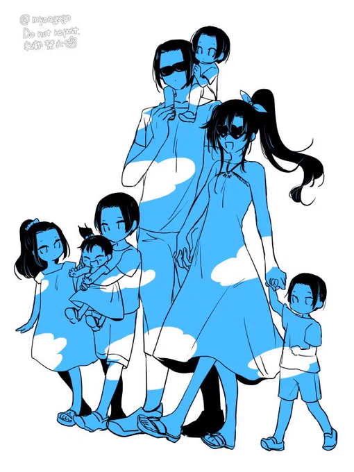 忘羨♀一家バカンス中 