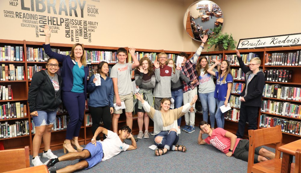 GPISD1's tweet photo. 2 / ... Their leadership, ingenuity, creativity, and teamwork made this work possible and will influence generations of G-P Wildcats to follow them. THANK YOU, SSAC WILDCATS, for sharing your many gifts and talents with all of us! #goGPwildcats #GPpride ❤💙 https://t.co/EIY98m9rpv
