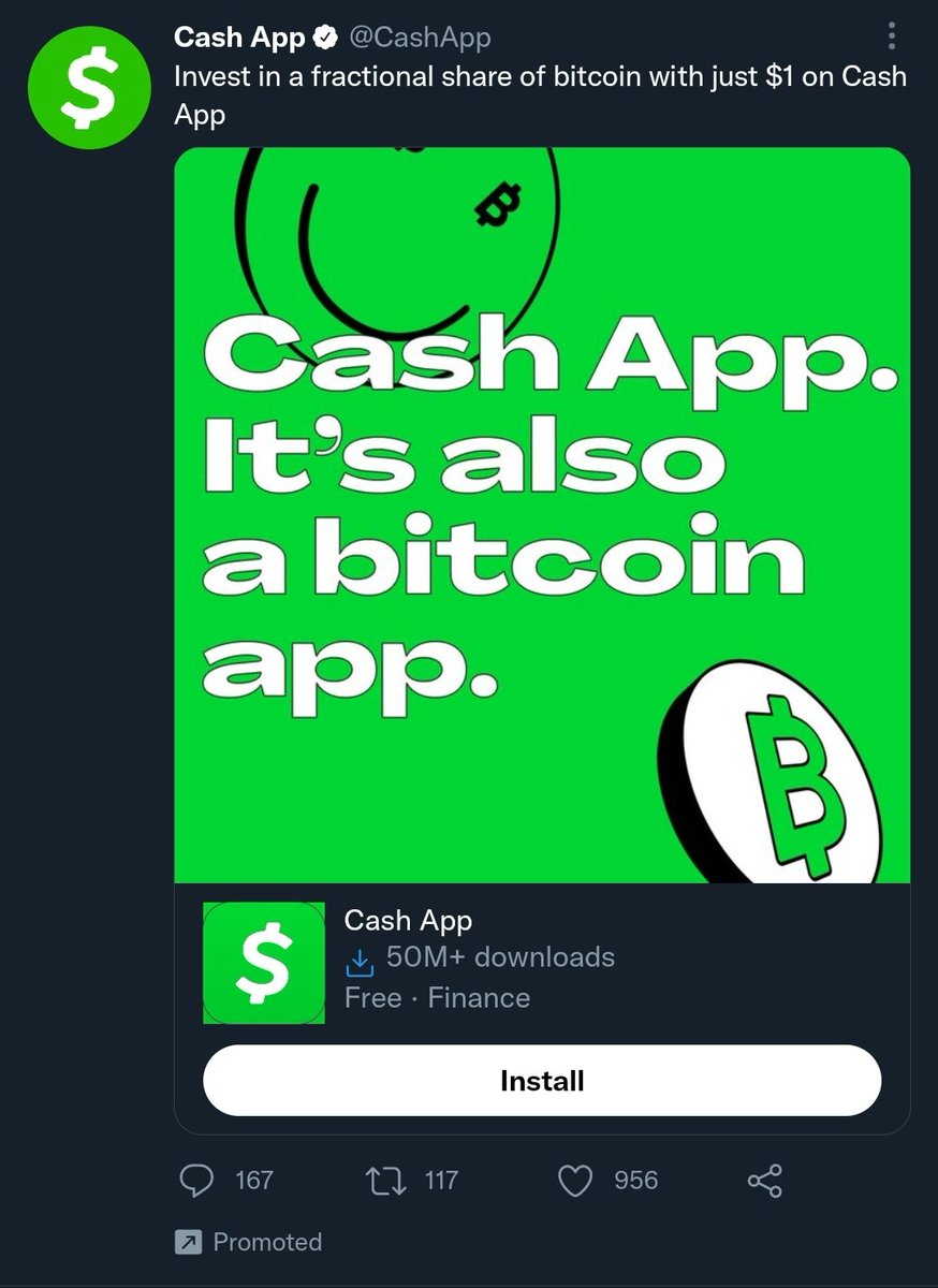 sunglassesdev's tweet image. Came across this ad on Twitter. Remember when Bitcoin _was_ cash?
