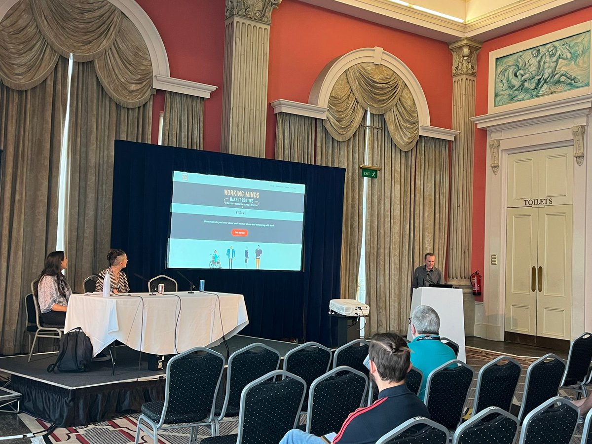 The afternoon sessions are just getting underway with Mental Health in The Workplace…
#ABTTTheatreShow