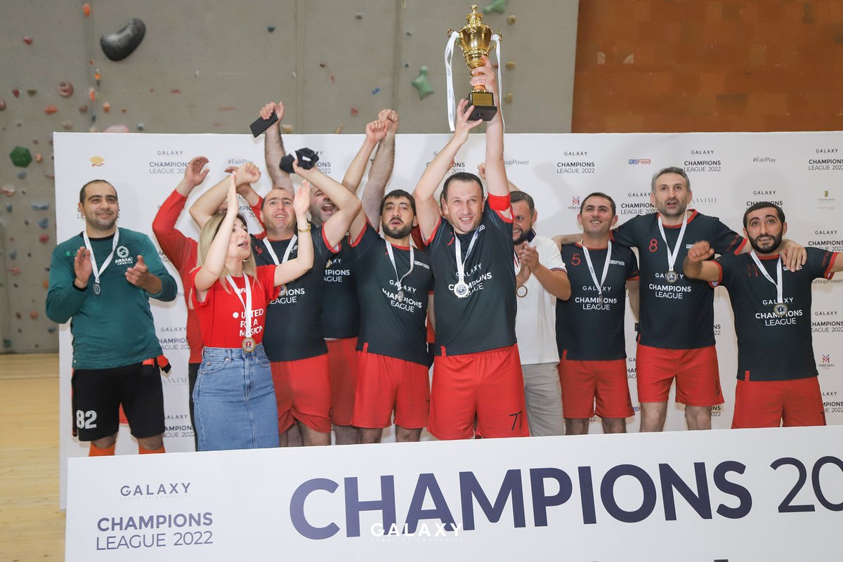 GalaxyGroupAM's tweet photo. 8 teams and 79 players - Such involvement of the participants at the “Galaxy Champions League 2022” is the best proof of the sports culture and healthy lifestyle being present in our companies.
This year’s winner of the Futsal tournament is Megafood.
#groupGLXY https://t.co/4i6hQrrlj6