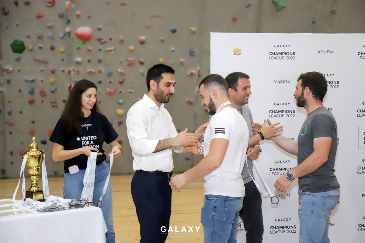 GalaxyGroupAM's tweet photo. 8 teams and 79 players - Such involvement of the participants at the “Galaxy Champions League 2022” is the best proof of the sports culture and healthy lifestyle being present in our companies.
This year’s winner of the Futsal tournament is Megafood.
#groupGLXY https://t.co/4i6hQrrlj6