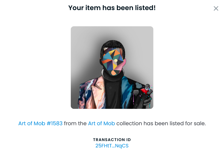 Check out my item listing on OpenSea! opensea.io/assets/solana/… via <a href="/opensea/">OpenSea</a> <a href="/artofmob/">Art of Mob</a>