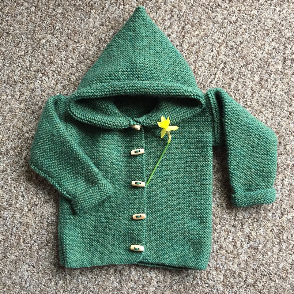 Keep your little one warm with a hand knitted hoodie, perfect for cooler days.  Made to order in the colour of your choice.  Sizes 16” - 22”.  etsy.me/2WaSF2P
 #babyknits #tweetUK #atsocialmedia #firsttmaster #MHHSBD