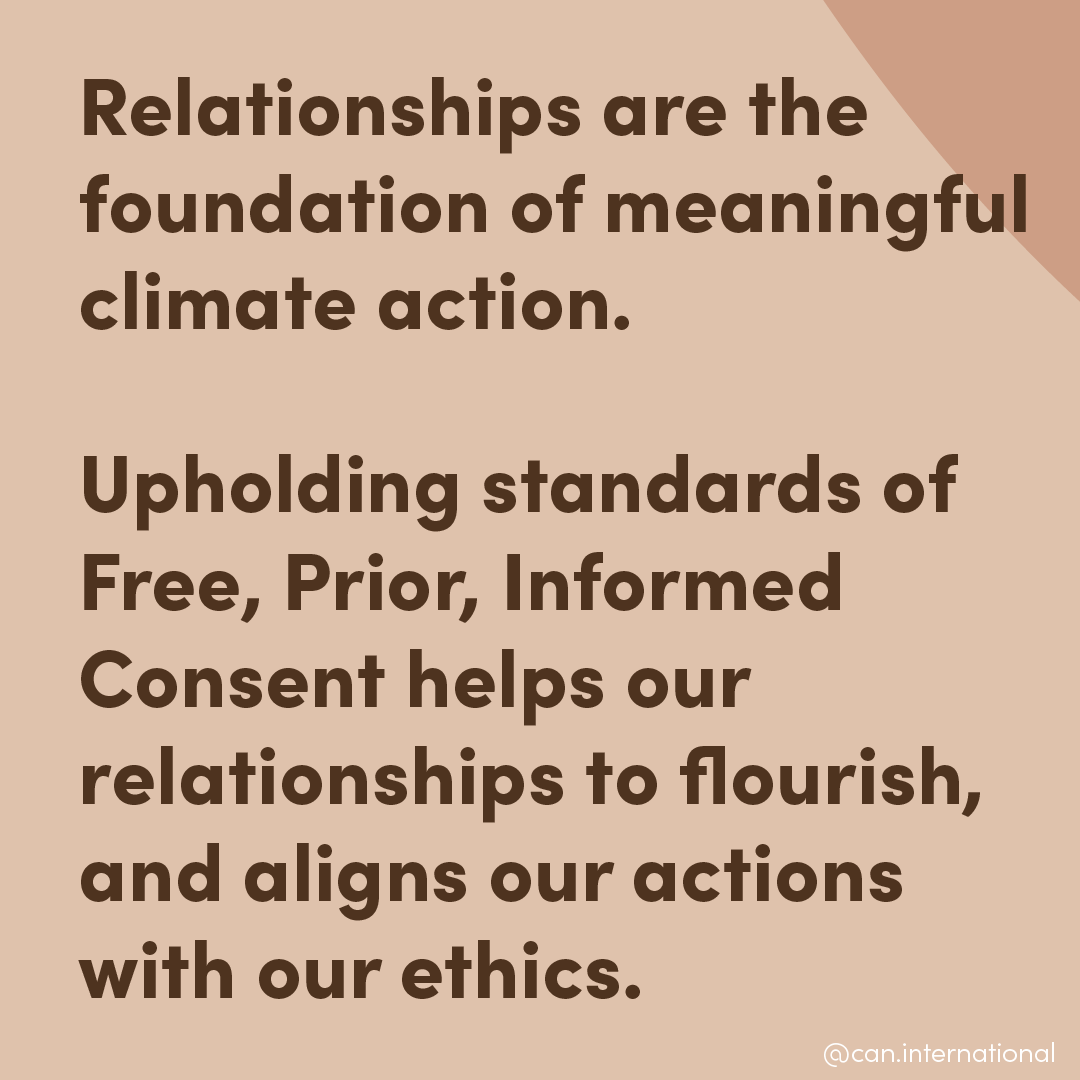 CANIntl's tweet photo. @ActivateFilm @IfNotUs_ThenWho @CANArabWorld1 @can_africa @iipfcc @IENearth Consent is important for all human relationships, but understanding the concept of Free, Prior, Informed Consent (also known as #FPIC) is especially essential when engaging with Indigenous Peoples.
#worldwewant x #decolonality 2/5 https://t.co/ALBLzWE5f3