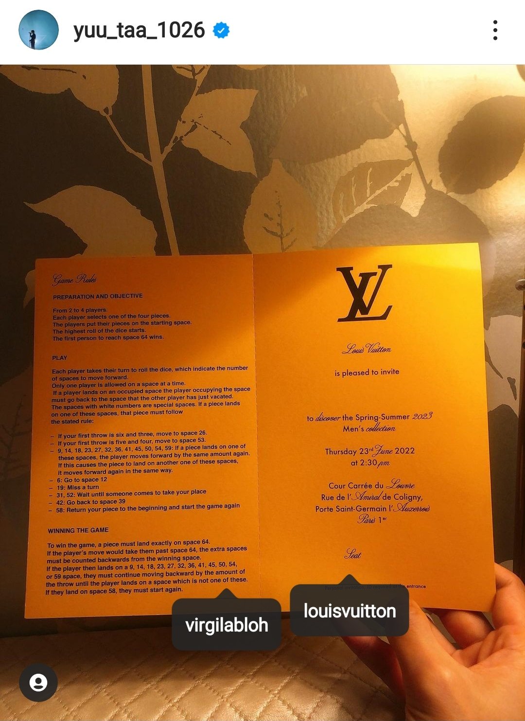 NCT YUTA SQUAD on X: Yuta is iconic ❤️ Thank you @LouisVuitton for  inviting Yuta. Can't wait for the LV SEE Exhibition ✨ YUTA X LOUIS VUITTON  #LVMenSS23 #YUTA  / X