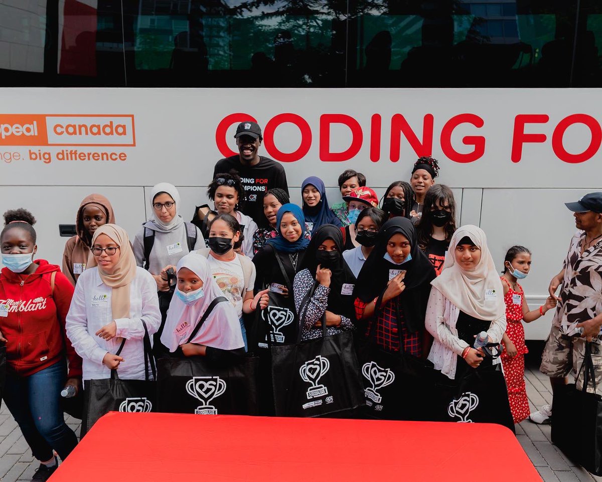 PennyAppealCa's tweet photo. 150 laptops to all girl students in Toronto ✅
All students who received a laptop enrolled in a coding program that will prepare them for the future ✅
Vibes alongside @pskills43 ✅
Learn more: https://t.co/pDn1q612iT
📸 Ryan Hack
#spicyp #wethenorth #codingforchampions https://t.co/5Zgjs4KCn1