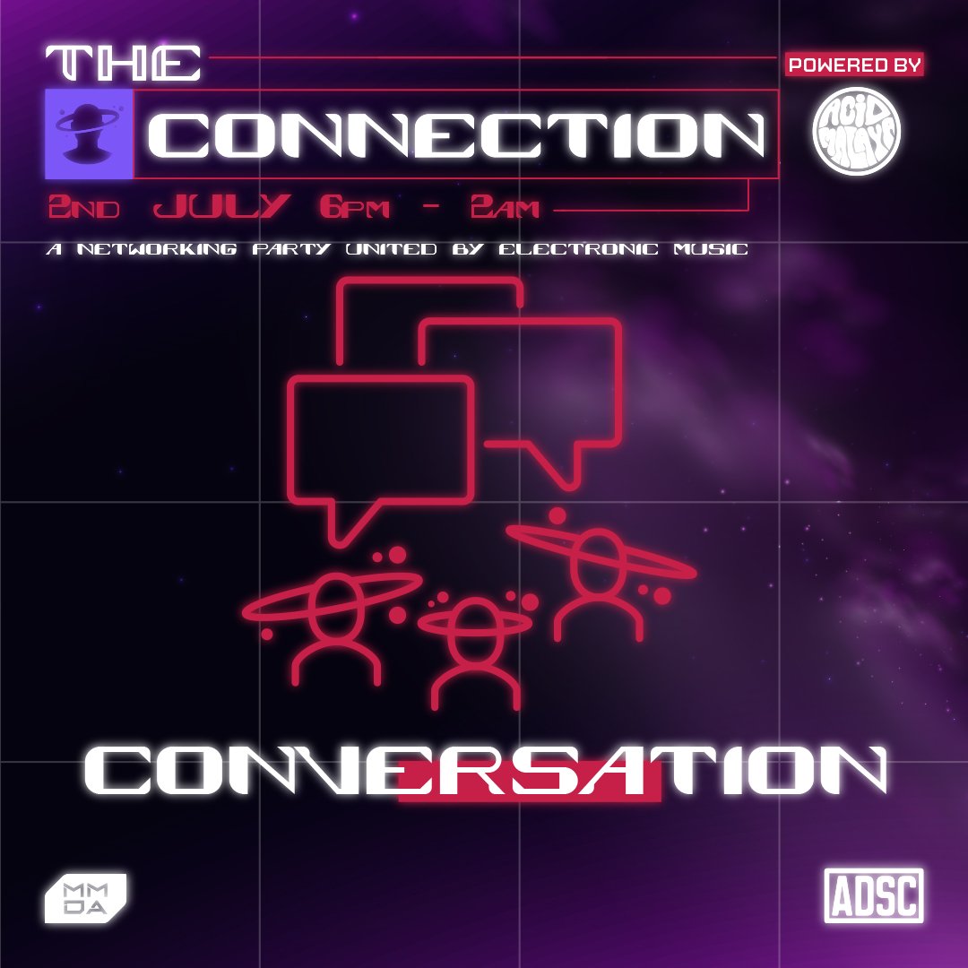 You are not alone! Connect with likeminded electronic music enthusiasts, industry creatives and creators at The Connection. Share your passion and be part of the Make Malaysia Dance Again movement. 💫