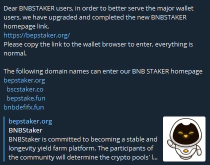 We upgraded and completed the brand new BNBSTAKER homepage link,
bepstaker.org
Please copy the link to the wallet browser to enter, everything is normal.