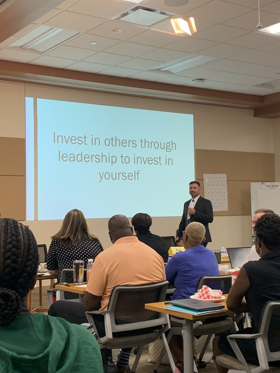 tbloodba's tweet photo. Excited to hear @DrPatrickGreene  2022 NC Wells Fargo Principal of the Year during our Admin Summer Leadership! https://t.co/IbKPCDzTRH