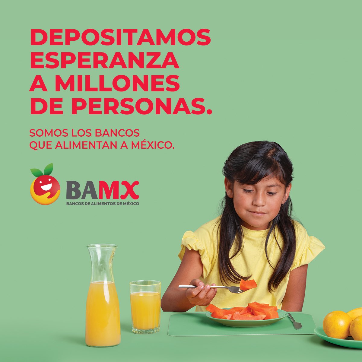 ¡Depositemos esperanza a los demás con un plato de comida! Contribuyamos para que miles de personas inicien una vida sin hambre. Ingresa a bamx.org.mx/#mapa y ubica nuestro banco de alimentos más cercano a ti. #AlimentamosaMexico #BancosQueAlimentan #RedBAMXalimenta