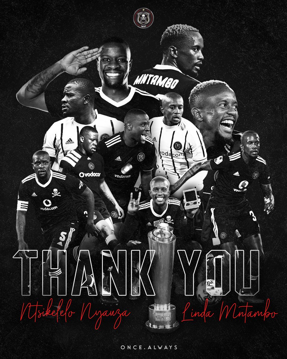 orlandopirates's tweet photo. ☠️ 📰 𝗧𝗘𝗔𝗠 𝗡𝗘𝗪𝗦 | 𝗠𝗡𝗧𝗔𝗠𝗕𝗢 &amp; 𝗡𝗬𝗔𝗨𝗭𝗔 📰

🖥 Read the Latest News 👉🏿 https://t.co/26vtKCjA4G

⚫️⚪️🔴⭐️
#ThankYouLinda #ThankYouNtsiki
#OrlandoPirates
#OnceAlways https://t.co/Bnl6hxLf3D