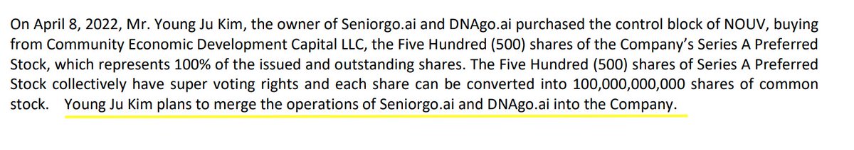 TheOtcWitch's tweet photo. $NOUV AI Merger in the process. Already changed their website and added new directors. Still in trips 🤔 https://t.co/OxfSH43TjY