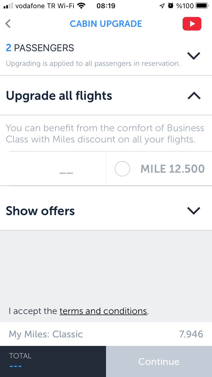 emrr_plt's tweet photo. I have upgraded my “entire flight” from @TurkishAirlines mobile app but only one of them upgraded. Contacted to #support but they blamed me after 24 hours for their misleading design. Who will pay my loss? @TK_TR is misleading people and blame them. 20 hours left to #flight https://t.co/xYRRWkQLTG
