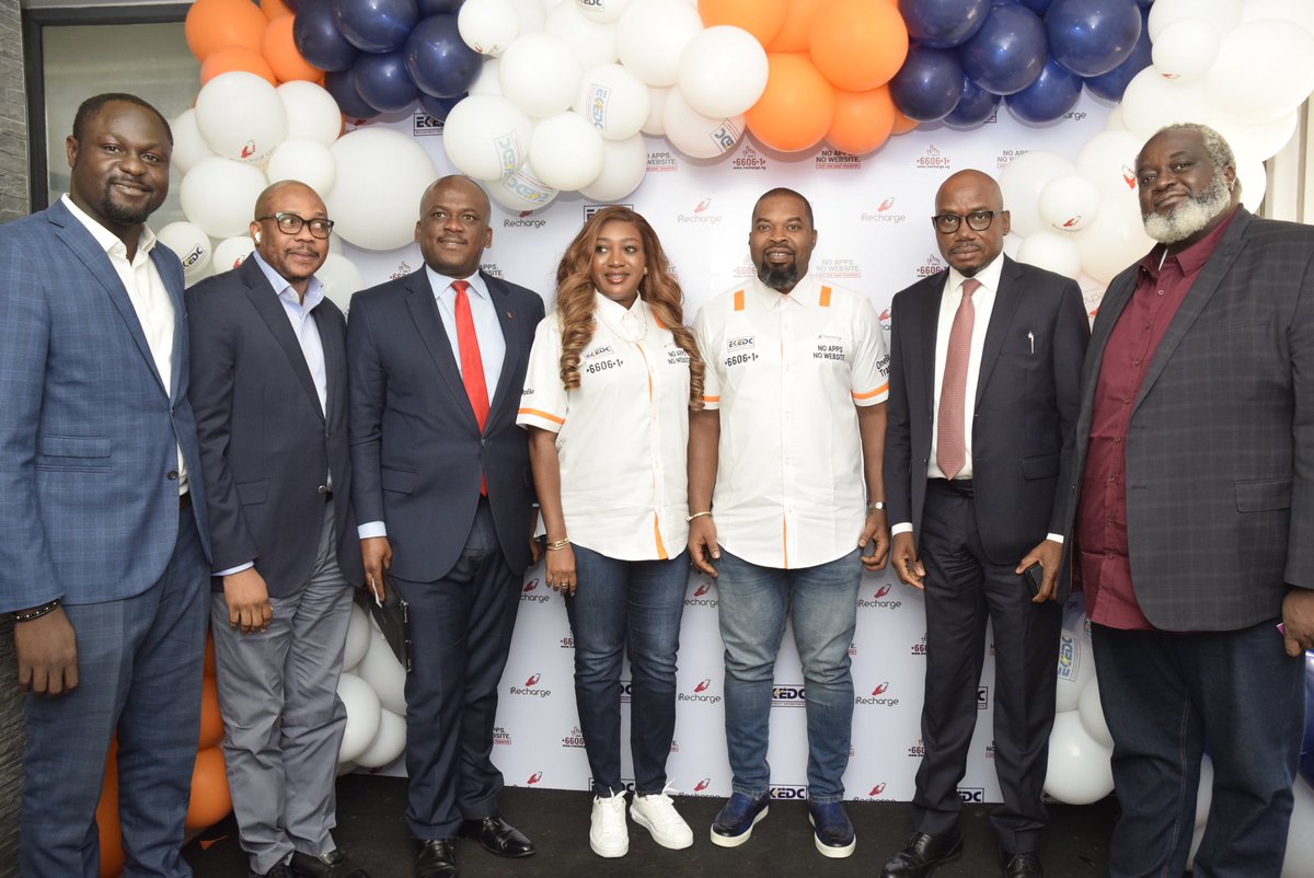 EKEDP's tweet photo. Pictures from the launch of the new payment solution - 1 Bank Transfer by @iRechargeNG for Eko Disco customers, which provides a fast, safe and seamless way to pay electricity bills and purchase prepaid meter tokens.
#EKEDC #Empoweringqualityoflives
#LightUpEKo #1BankTransfer https://t.co/ZsFhH0Bpez