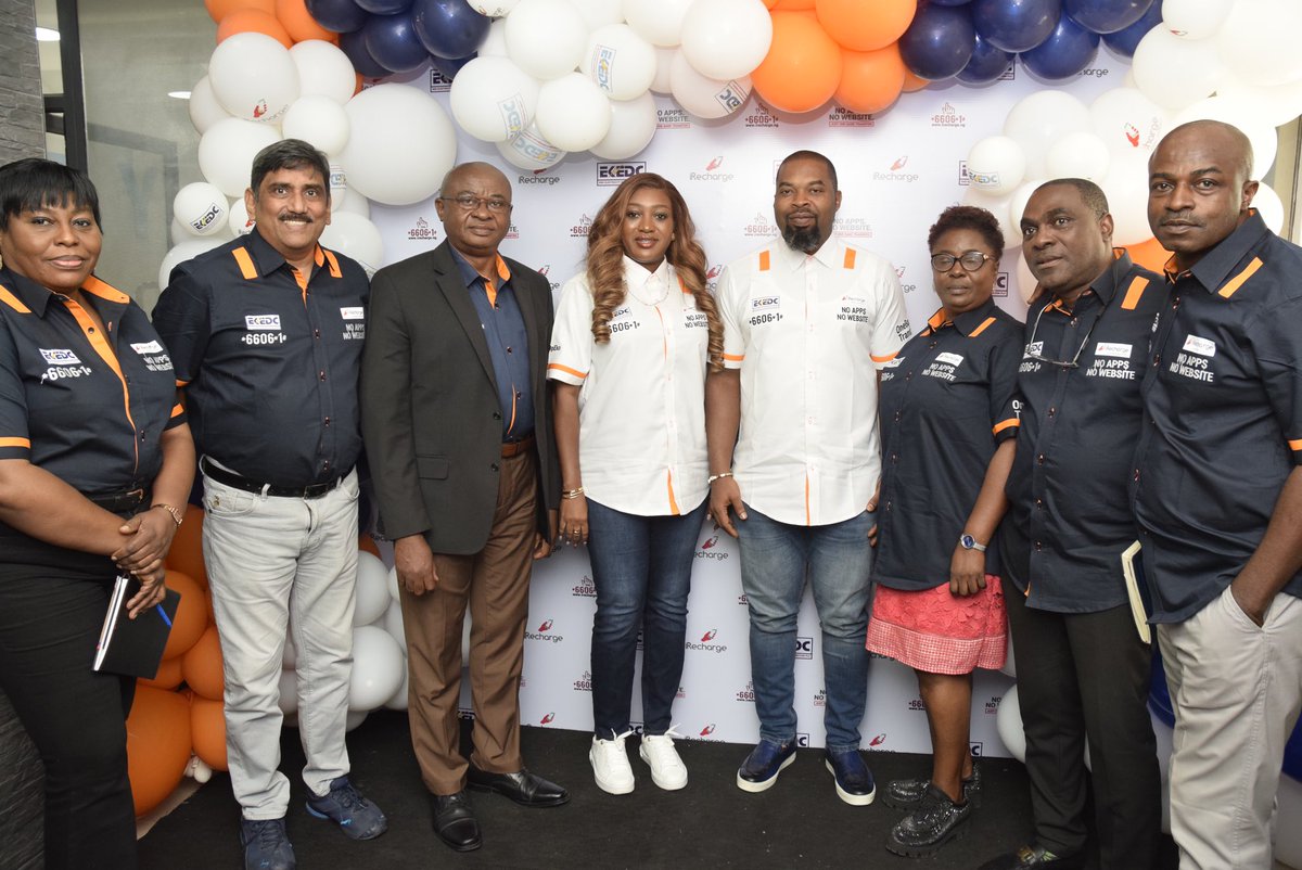 EKEDP's tweet photo. Pictures from the launch of the new payment solution - 1 Bank Transfer by @iRechargeNG for Eko Disco customers, which provides a fast, safe and seamless way to pay electricity bills and purchase prepaid meter tokens.
#EKEDC #Empoweringqualityoflives
#LightUpEKo #1BankTransfer https://t.co/ZsFhH0Bpez