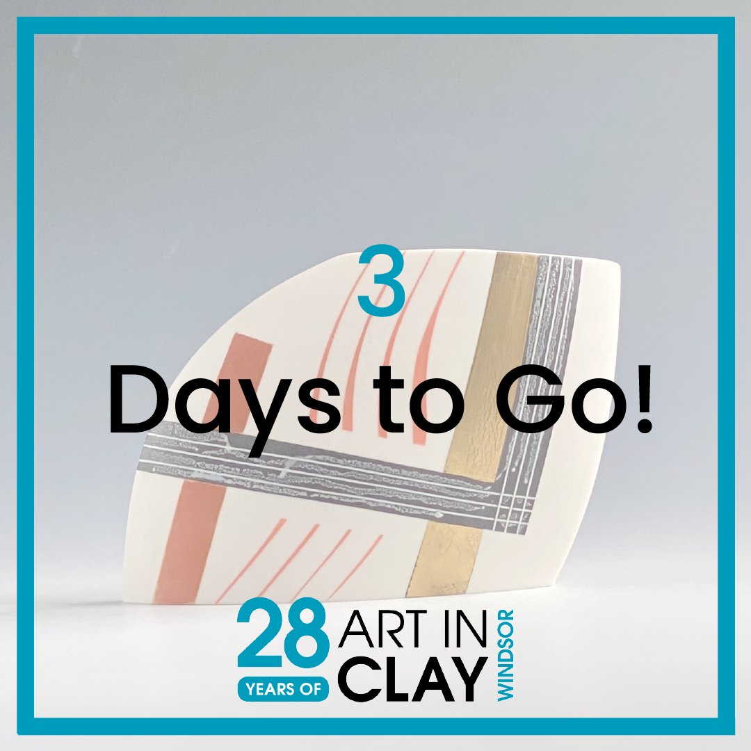 Just three days to go! 🤪
Don't forget to book you tickets via artinclay.ticketsrv.co.uk