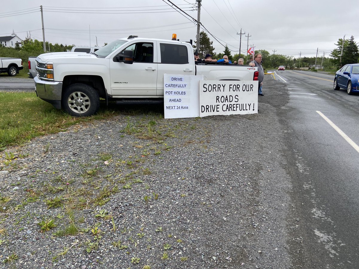 Port supporting local residents this morning in calling for improvements to deteriorated sections of Route 100, a main artery for commercial and tourist traffic into the province. <a href="/TownofPlacentia/">Town of Placentia</a> <a href="/TI_GovNL/">Transportation and Infrastructure NL</a>
