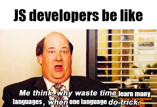 XenoxDev's tweet photo. JS > Every other language

#codingmeme #code #codenewbies https://t.co/jAA6CKDNs9