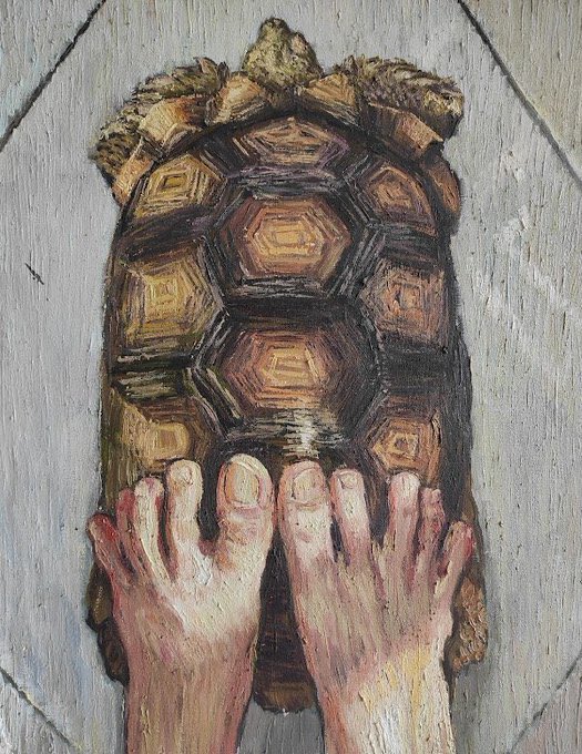 wolfyxbt's tweet photo. 40 x Free NFT #Airdrop

China oil painter Luo Chao's work《Drying Turtle》NFT

中国油画家罗超老师的油画作品《晒乌龟》NFT

1. Follow @Chao_NFT &amp; @0xKillTheWolf
2. Join group https://t.co/uQ88Mhcj42
3. RT &amp; Drop your polygon address https://t.co/Zbwphyt4mo