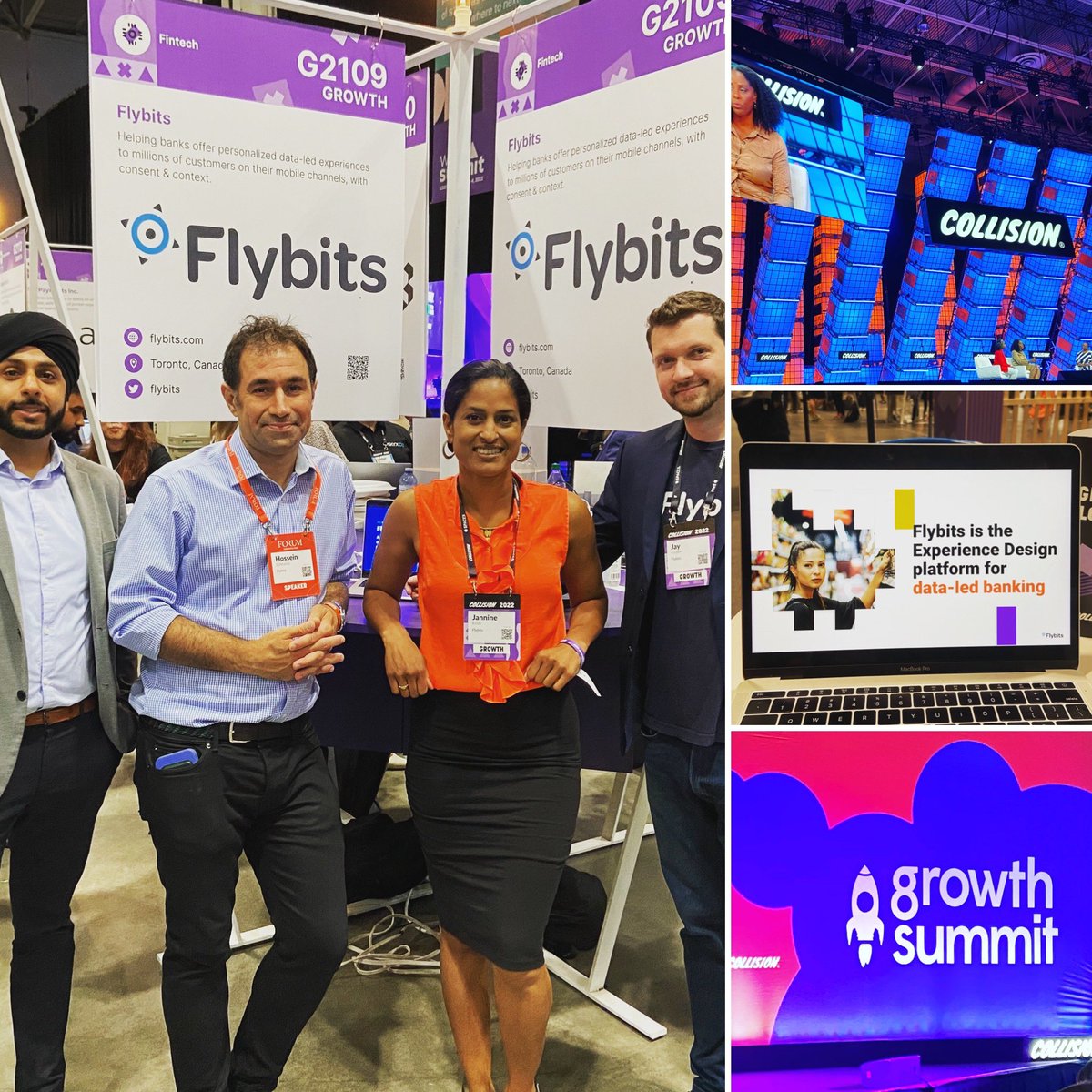 JannineKrish's tweet photo. The energy at @CollisionHQ this year is FIERCE! Attending with @flybits truly felt like Toronto’s coming out party after 2.5 years of hibernation…and boy did it feel good!

My favourite quote I heard: “Fundamentally successful people will do what unsuccessful people won’t” https://t.co/D3g86Syh7C