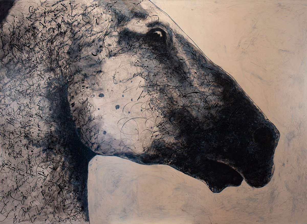 A sampling of the work of Lex Lucius from Issue IX: "Erased Horse," &amp; "Charge of the Light Brigade." You can find the rest of his work in Bracken here 👉 brackenmagazine.com/issue-ix/lex-l… #BrackenMagazine #IssueIX #art #artwork