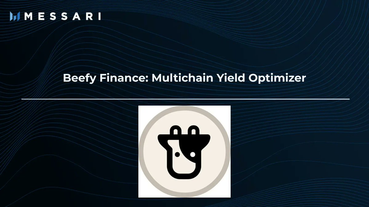 1/ <a href="/beefyfinance/">Beefy</a> is a multichain yield optimizer that automatically reinvests earnings on compounded interest and maximizes yields using a variety of optimization functions for unique vaults (mooVaults).

Let’s explore <a href="/beefyfinance/">Beefy</a> in this report from <a href="/hsxhuang/">Helene H.</a>. 🧵