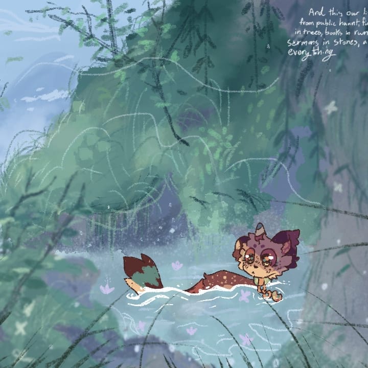 Art for Palmtreese on Toyhouse !! - #Art #OC #Feral #artistsontwitter